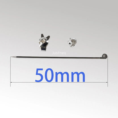 Sterling Silver Brooch Pin Findings, Silver Brooch Pin Catchs / Pin stems/ Pin Ends, Pin Back Straight Locking Jewelry Finding