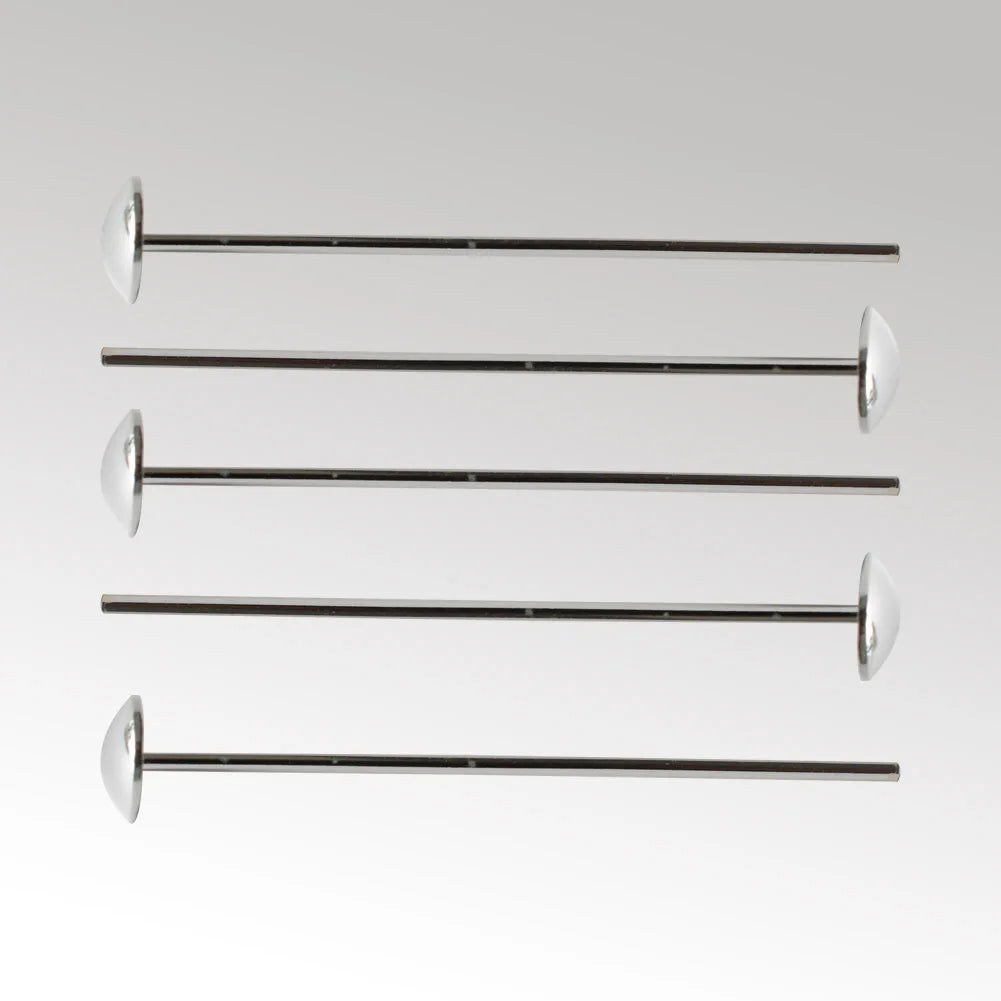 925 sterling silver bead cap head pins for Gemstone Jewelry Making Beads,T-pins Needles Pin Jewelry Findings