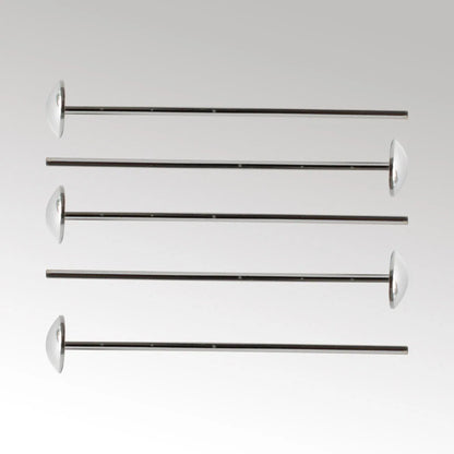 925 sterling silver bead cap head pins for Gemstone Jewelry Making Beads,T-pins Needles Pin Jewelry Findings