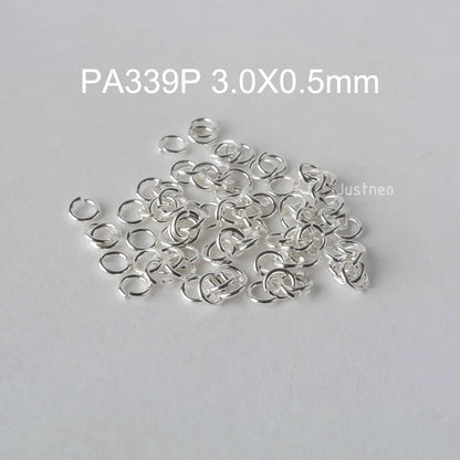 925 sterling silver open jump rings for jewelry making, silver beadnova open jump rings for Jewelry Making Necklace Repair