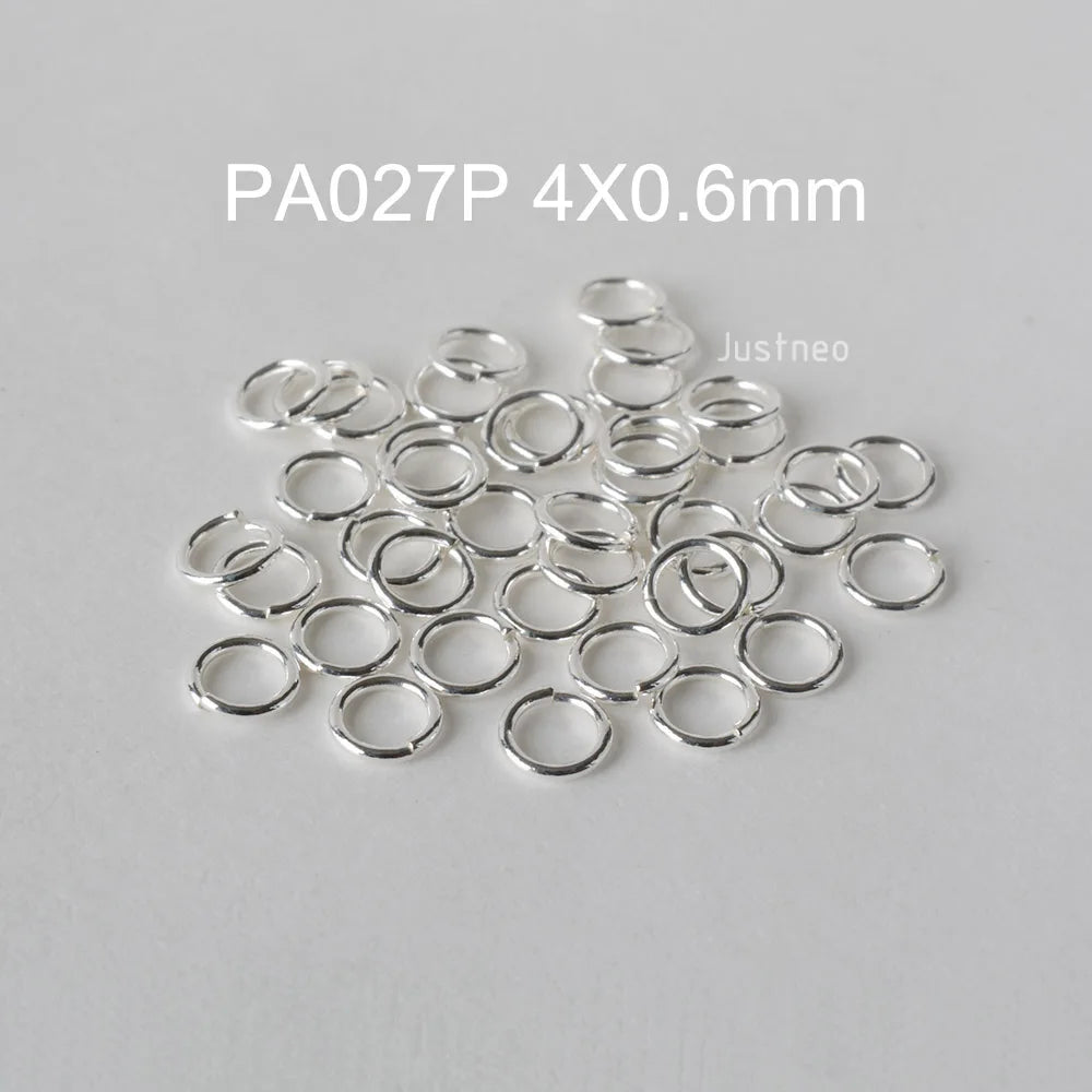 925 sterling silver open jump rings for jewelry making, silver beadnova open jump rings for Jewelry Making Necklace Repair