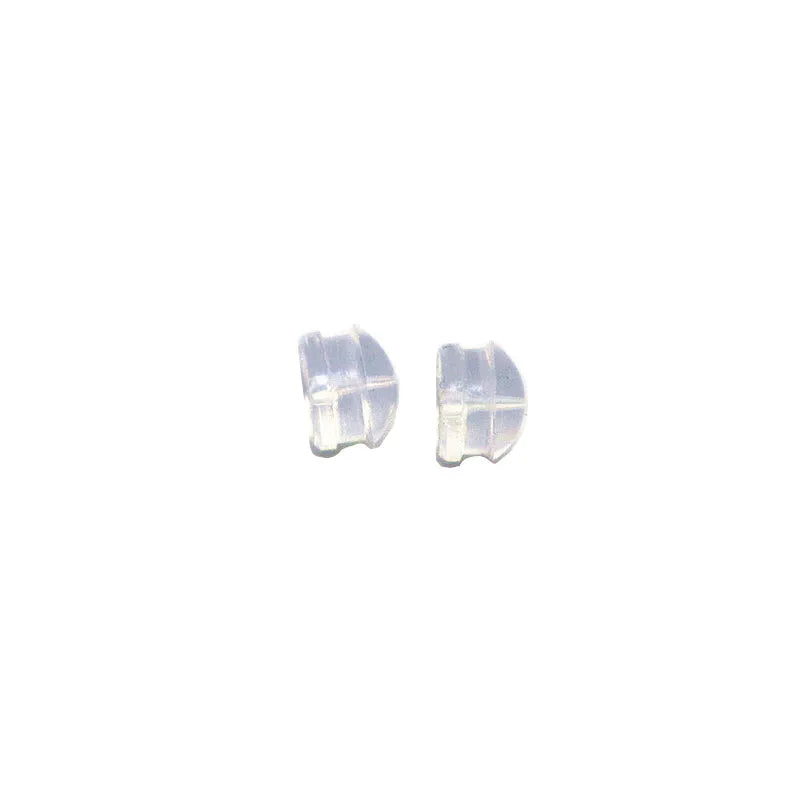 10 Pairs Earring Back with Silicon DIY Accessories for Jewelry Making Components Earring Post Earnut