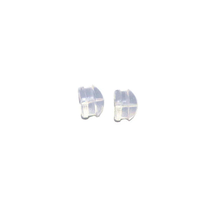 10 Pairs Earring Back with Silicon DIY Accessories for Jewelry Making Components Earring Post Earnut