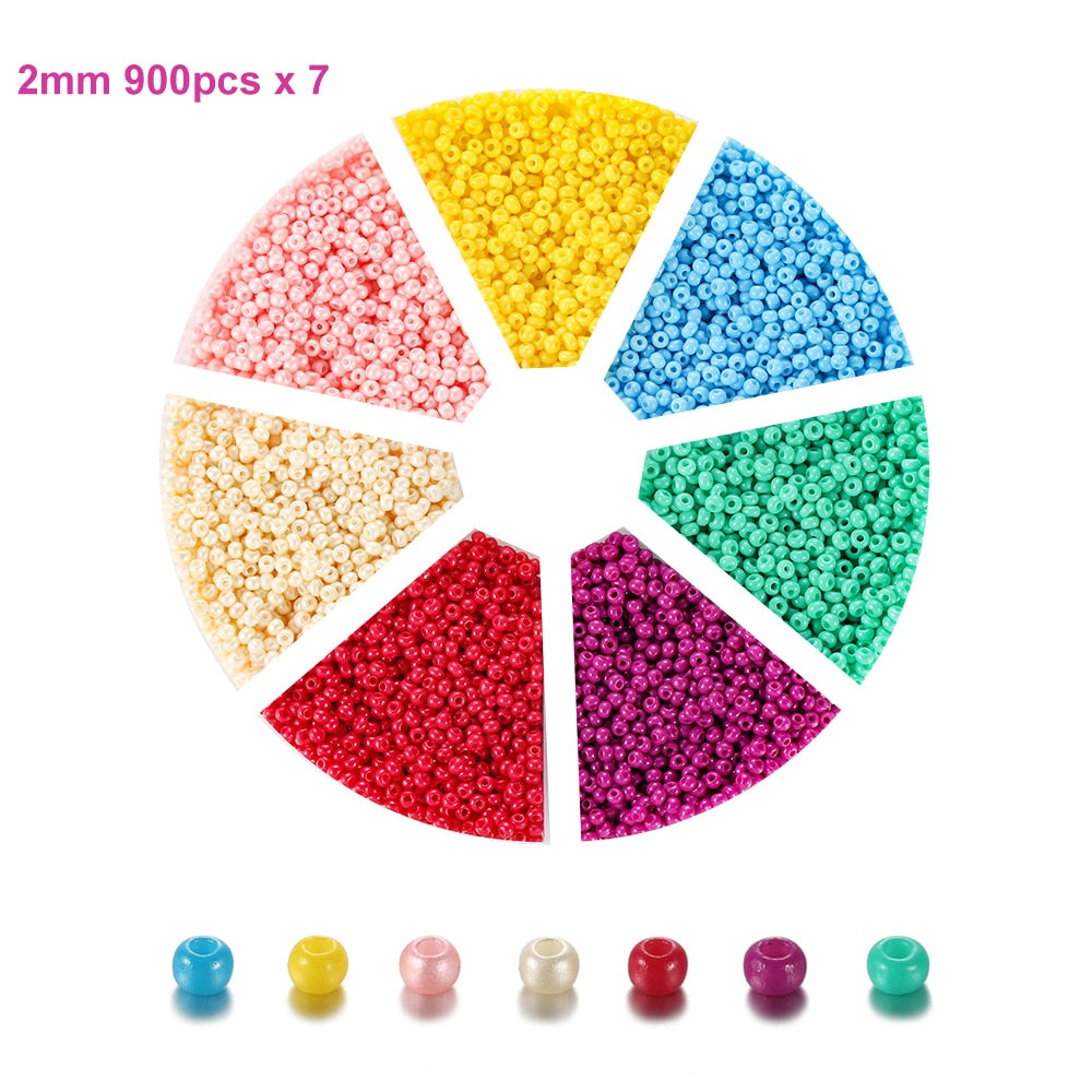 Tschechisches Charm-Kristall-Abstandsperlen-Set
