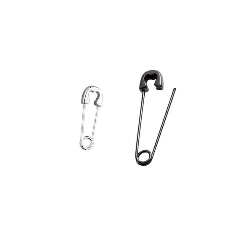 Wholesale 925 Sterling Silver Pin Earrings New Fashion Hip HopCool Handsome Men and Women Clip Ear Stud Jewelry