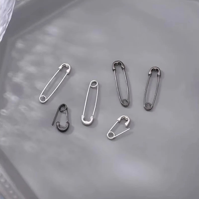 Wholesale 925 Sterling Silver Pin Earrings New Fashion Hip HopCool Handsome Men and Women Clip Ear Stud Jewelry