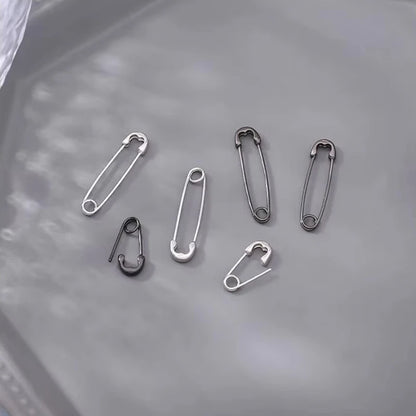 Wholesale 925 Sterling Silver Pin Earrings New Fashion Hip HopCool Handsome Men and Women Clip Ear Stud Jewelry