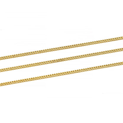 Plated Necklace Chains, Brass 5 10m lot