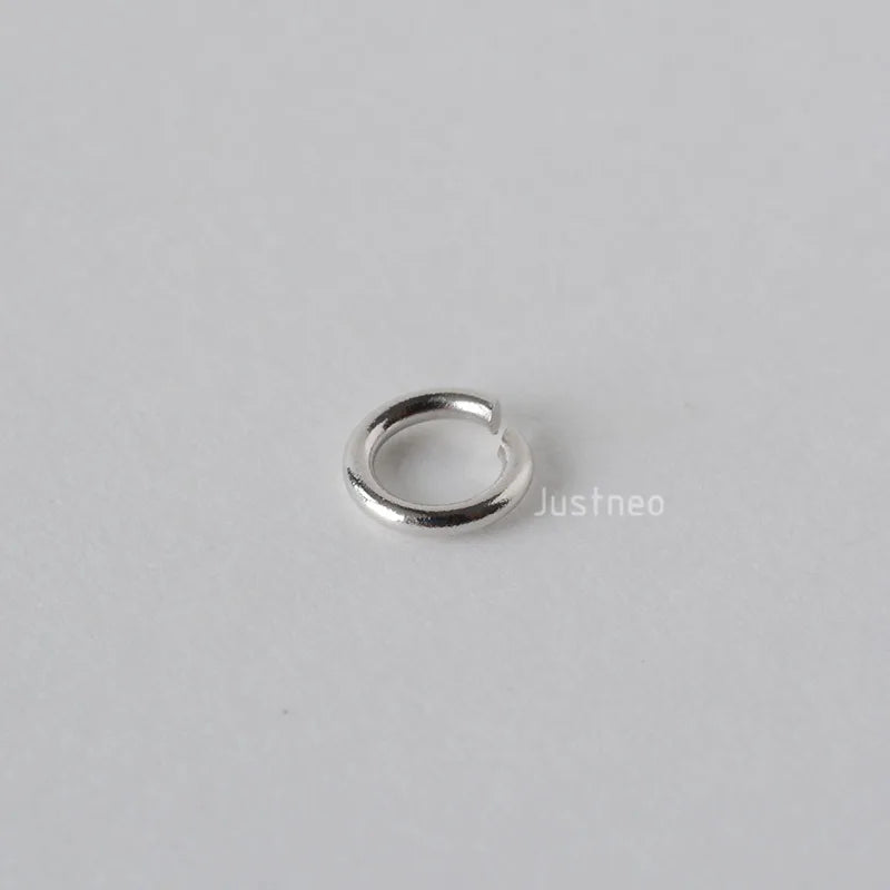 Solid 18k Karat Yellow Gold Open Jump Ring  Au750 18ct  Circle Split for Necklace Jewelry Findings and Components