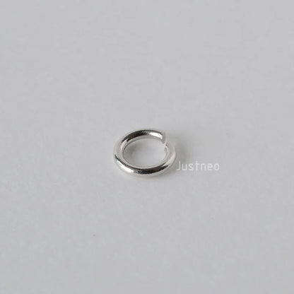 Solid 18k Karat Yellow Gold Open Jump Ring  Au750 18ct  Circle Split for Necklace Jewelry Findings and Components