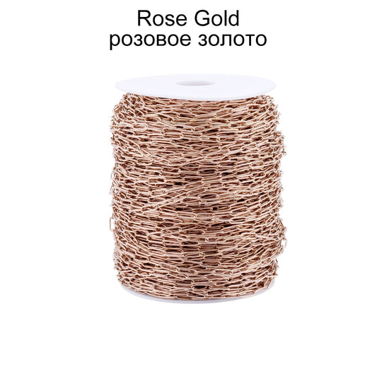 Stainless Steel Chain, Rolo Cable Chain, 1 Meter