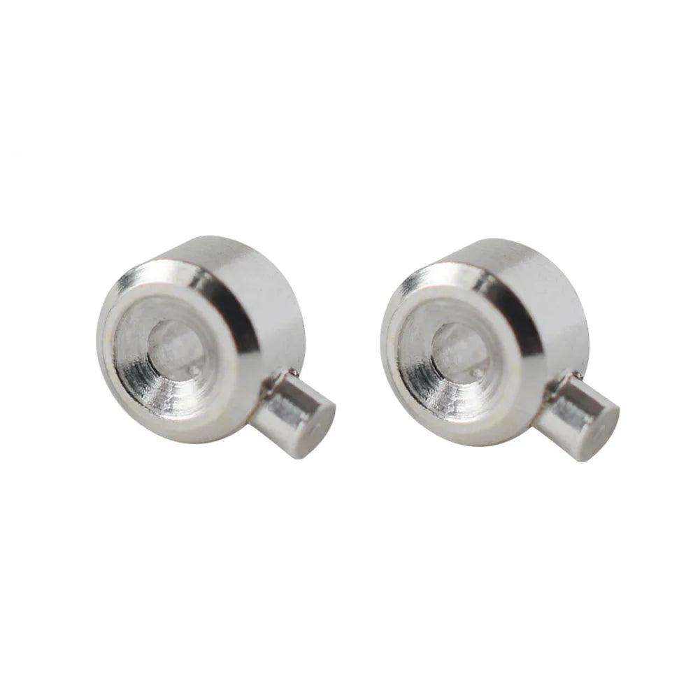 Sterling Silver Cord End Crimp Bead for jewelry making. Tube Crimp End Spacer Beads Tiny Stoppers for DIY Jewelry Craft Making
