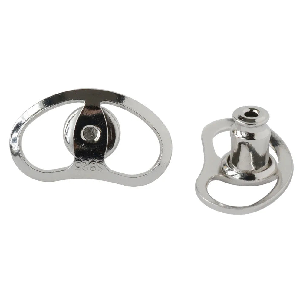 925 Sterling Silver Earring Backs for Droopy Ears, Hypoallergenic Earring Backs for Heavy Earring