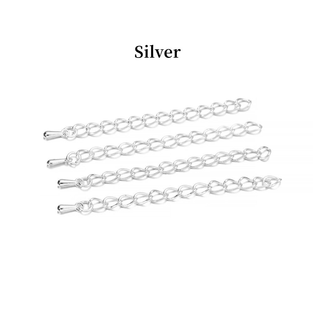 Connecteur de chaîne de queue d'extension étendue de ton de 50mm 70mm, 20 pièces/lot