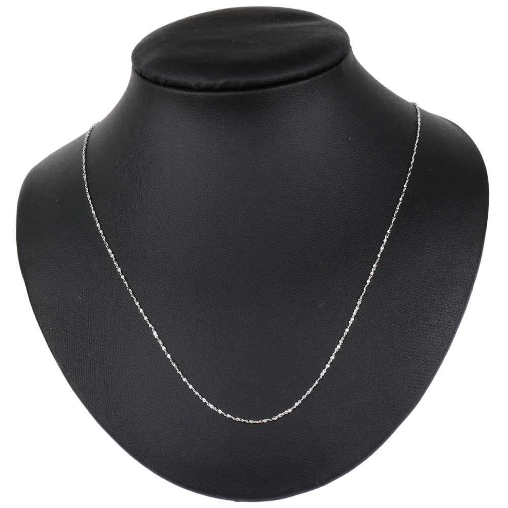 925 Sterling Silver Shimmering Starry Night Necklace, Fine Dainty Sparkle Chain for Women