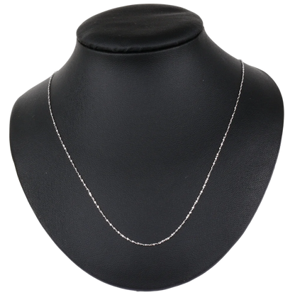 925 Sterling Silver Shimmering Starry Night Necklace, Fine Dainty Sparkle Chain for Women
