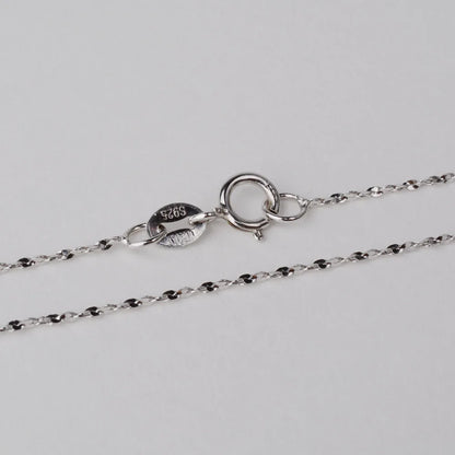 925 Sterling Silver Shimmering Starry Night Necklace, Fine Dainty Sparkle Chain for Women