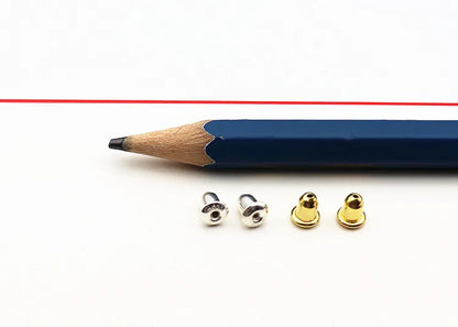 1 Pair 925 Sterling Silver Earring Backs Ear Friction Stopper DIY Jewelry Making Earnut for  Studs   Accessories
