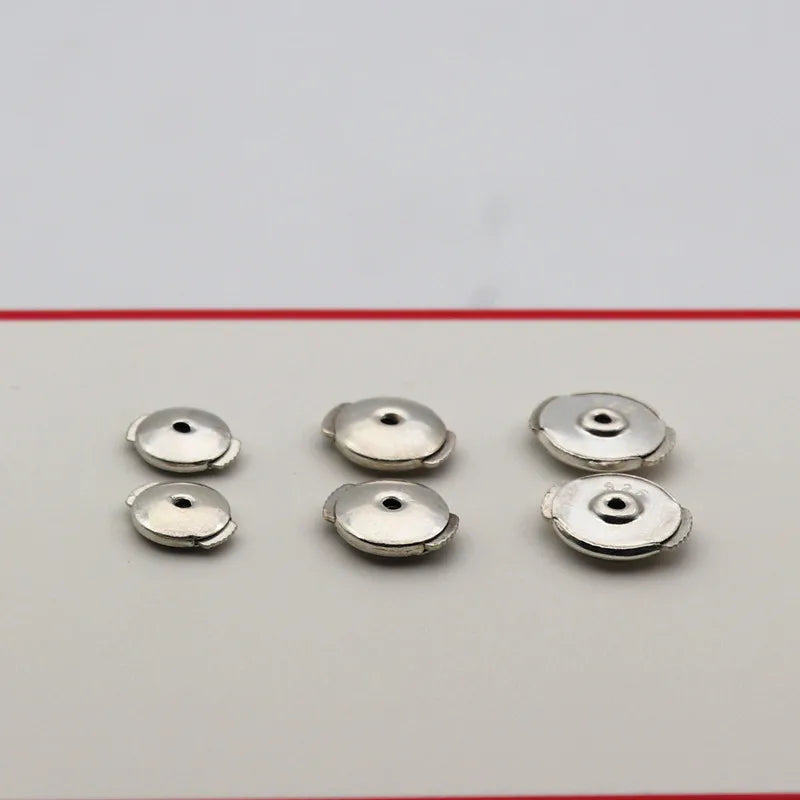 1 Pair Solid 925 Sterling Silver Earring Backs for Studs Locking Safety Hypoallergenic  DIY Jewelry Making Accessories Supplies