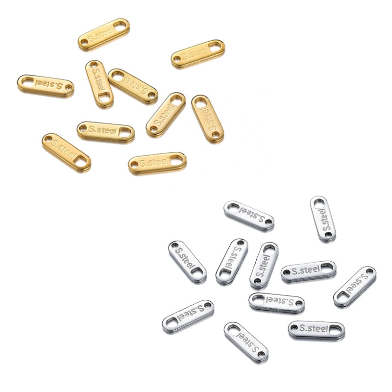 Goldene quadratische Schwanzkette, 20–50 Stück