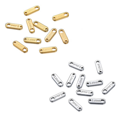 Goldene quadratische Schwanzkette, 20–50 Stück