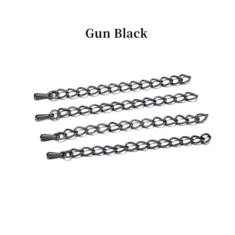 Connecteur de chaîne de queue d'extension étendue de ton de 50mm 70mm, 20 pièces/lot