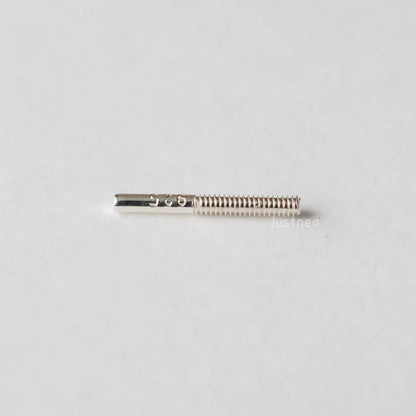Solid 925 Sterling Silver screw Stud Earring Post Pin with screw earring backs for Pearl earring stud Jewelry diy Components