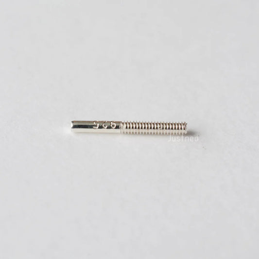 Solid 925 Sterling Silver screw Stud Earring Post Pin with screw earring backs for Pearl earring stud Jewelry diy Components