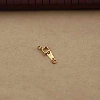 1Set Solid 925 Sterling Silver Double Hole Tag Clasp End Sring Necklace DIY Connector Bracelet String Components Finding