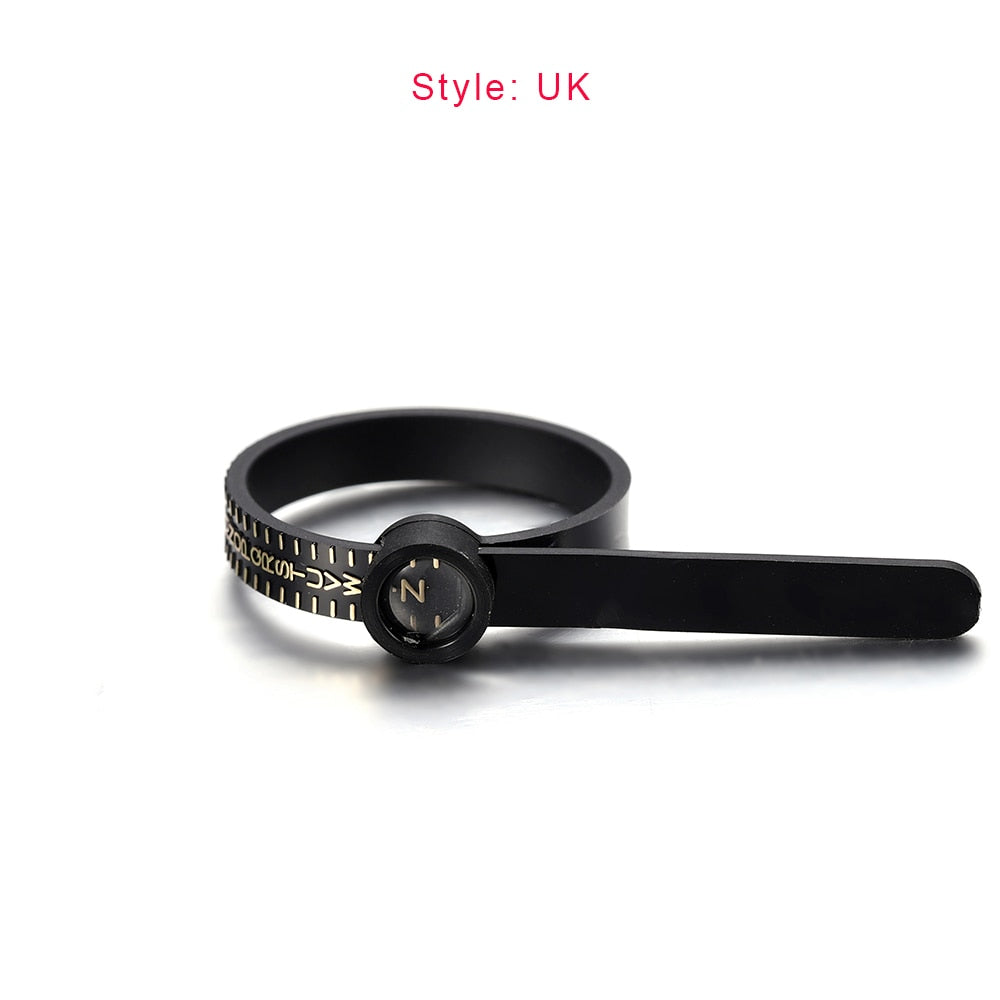 Baguier officiel UK/US pour hommes et femmes, tailles AZ