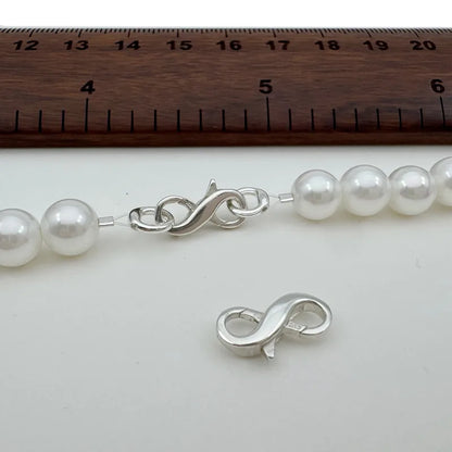 1PCS Solid 925 Sterling Silver Clasp Spring Connector Double Ended DIY Jewelry Making Accessories Finding