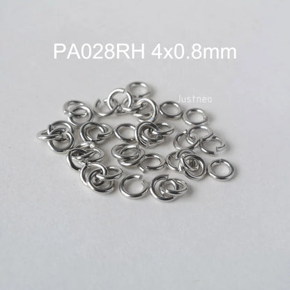 925 sterling silver open jump rings for jewelry making, silver beadnova open jump rings for Jewelry Making Necklace Repair