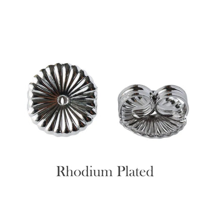earnut,9.3mm(plain silver) solid 925 sterling silver earring backs,earring friction butterfly back stopper for earstuds