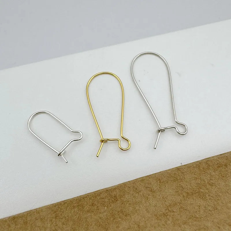 1Pair Solid 925 Sterling Silver Earring Hooks Korea DIY Jewelry Accessories Handmade Making Components Finding