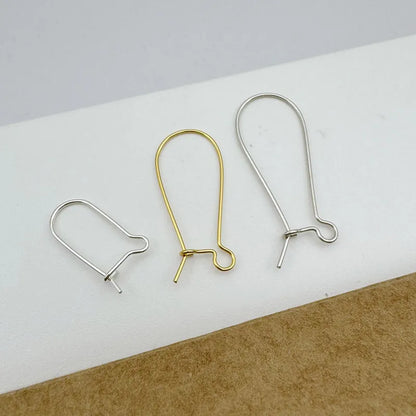 1Pair Solid 925 Sterling Silver Earring Hooks Korea DIY Jewelry Accessories Handmade Making Components Finding
