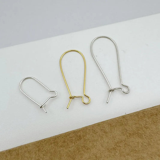 1Pair Solid 925 Sterling Silver Earring Hooks Korea DIY Jewelry Accessories Handmade Making Components Finding