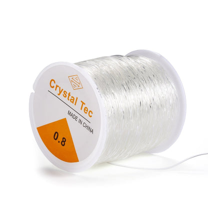 Cordon élastique élastique en cristal transparent, 20 à 100 mètres