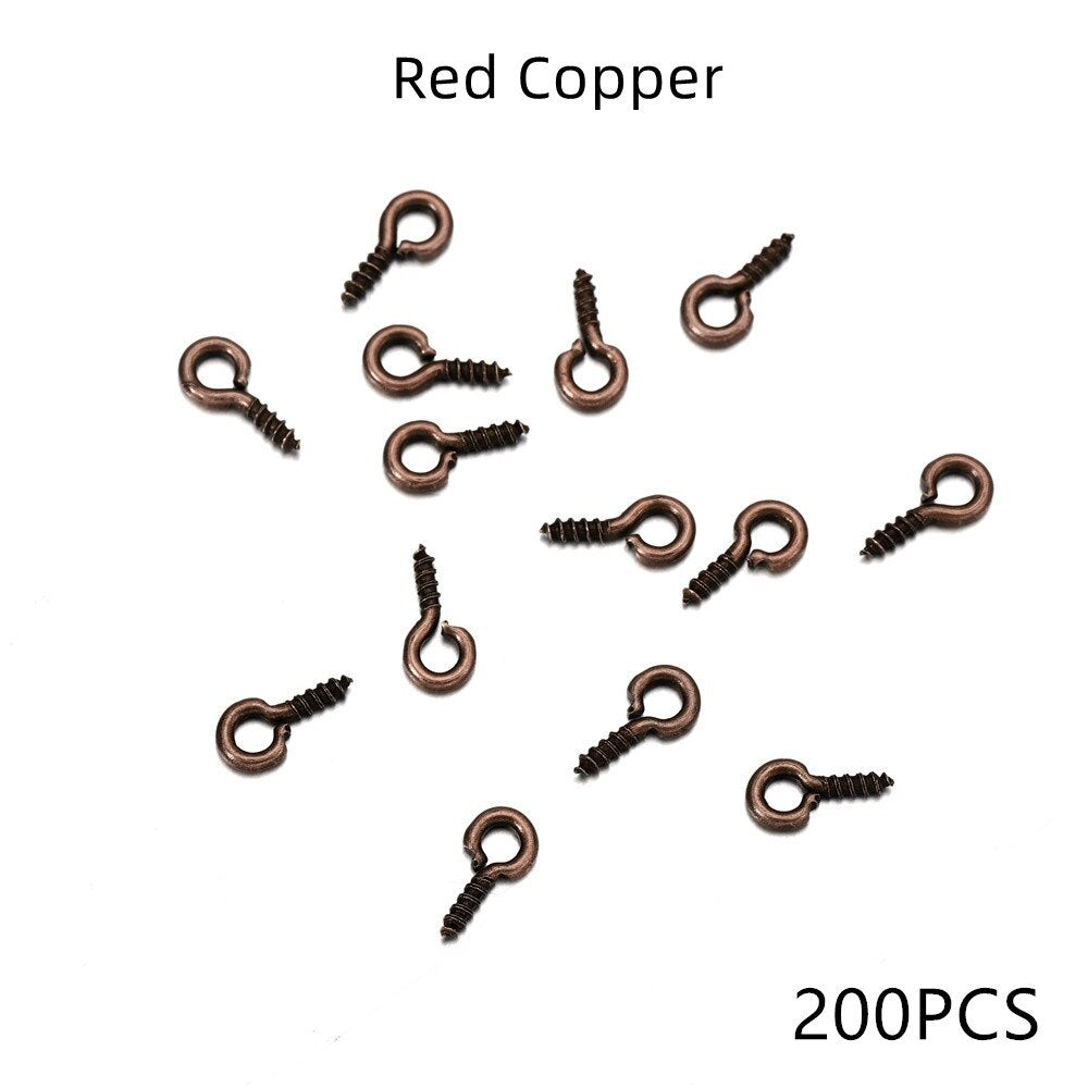 Gold Mini Eye Pins, 100-200pcs 5-6.5mm