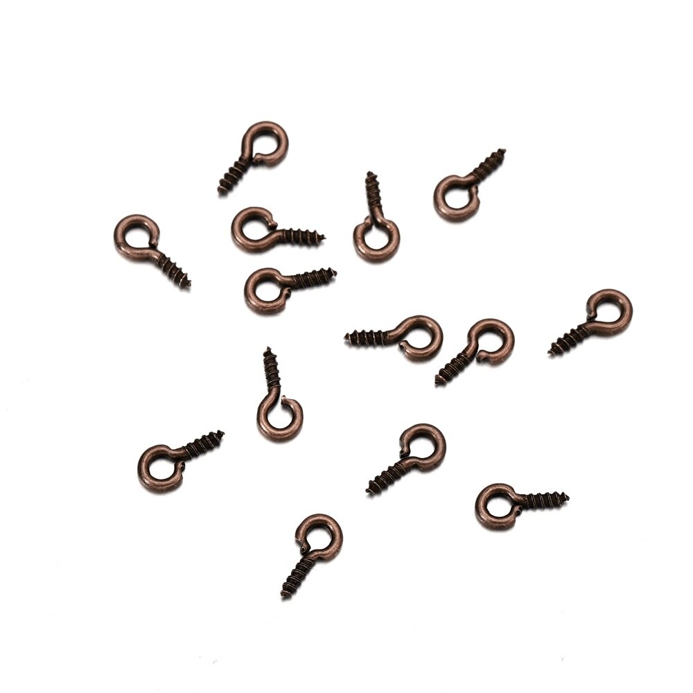4x8mm Colorful Mini Eye Pins, 200pcs