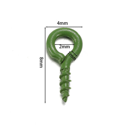 4x8mm Colorful Mini Eye Pins, 200pcs