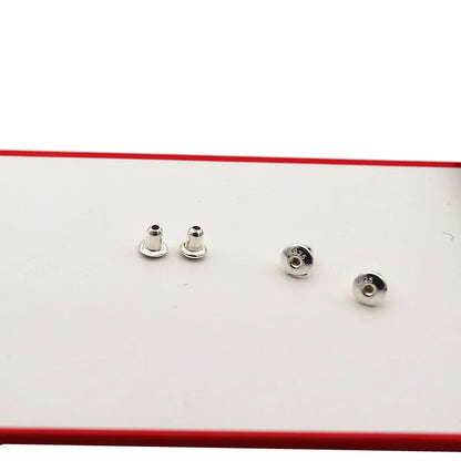 2/2.5mm Earnut for Studs Solid 925 Sterling Silver Earring Back Friction Stopper DIY Jewelry Making Accessories Supplies Finding