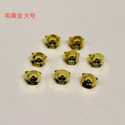 925 Sterling Silver Frictionless Earring Back Butterfly Stopper DIY Accessories for Jewelry Making Components  Earplug 1 Pair