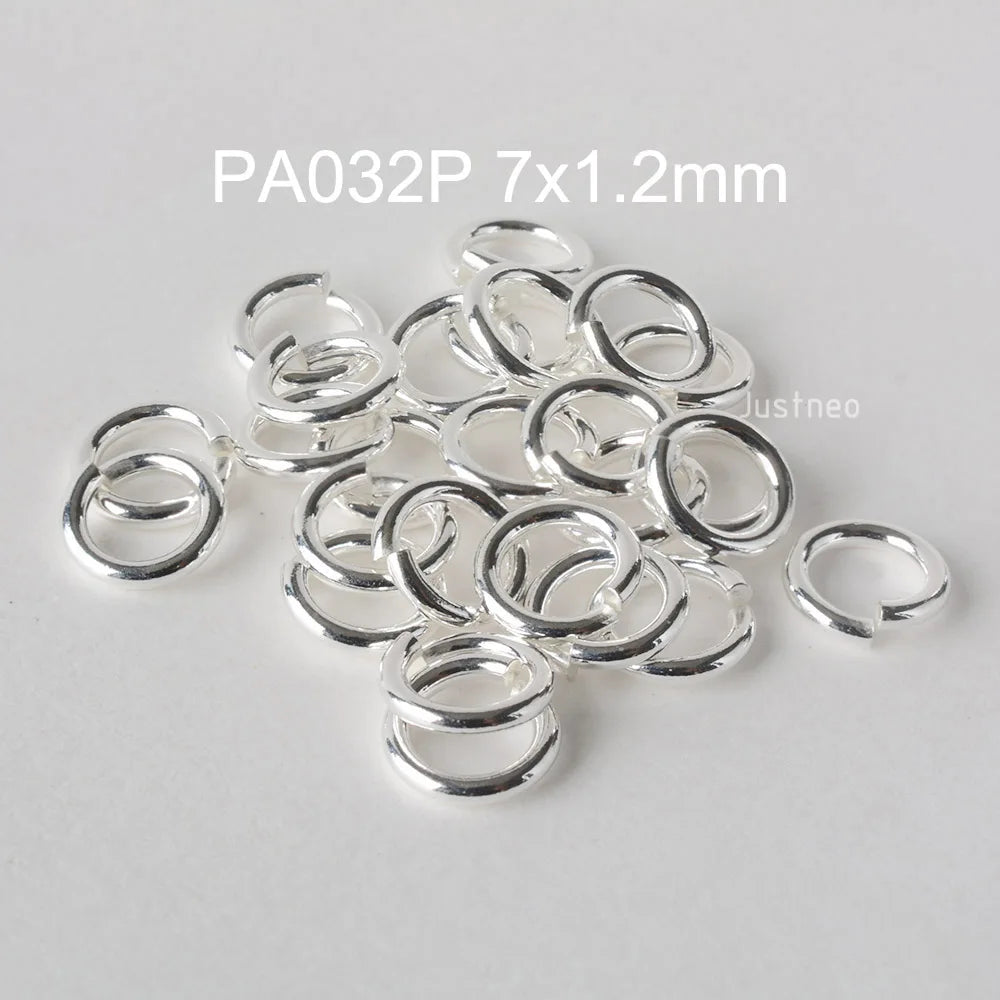 925 sterling silver open jump rings for jewelry making, silver beadnova open jump rings for Jewelry Making Necklace Repair