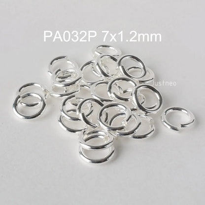 925 sterling silver open jump rings for jewelry making, silver beadnova open jump rings for Jewelry Making Necklace Repair