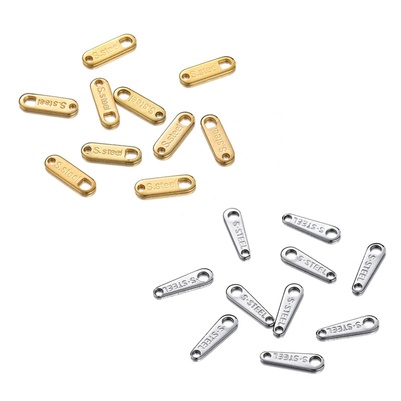 Goldene quadratische Schwanzkette, 20–50 Stück
