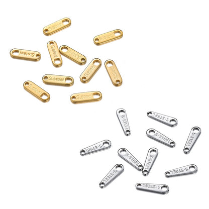 Goldene quadratische Schwanzkette, 20–50 Stück