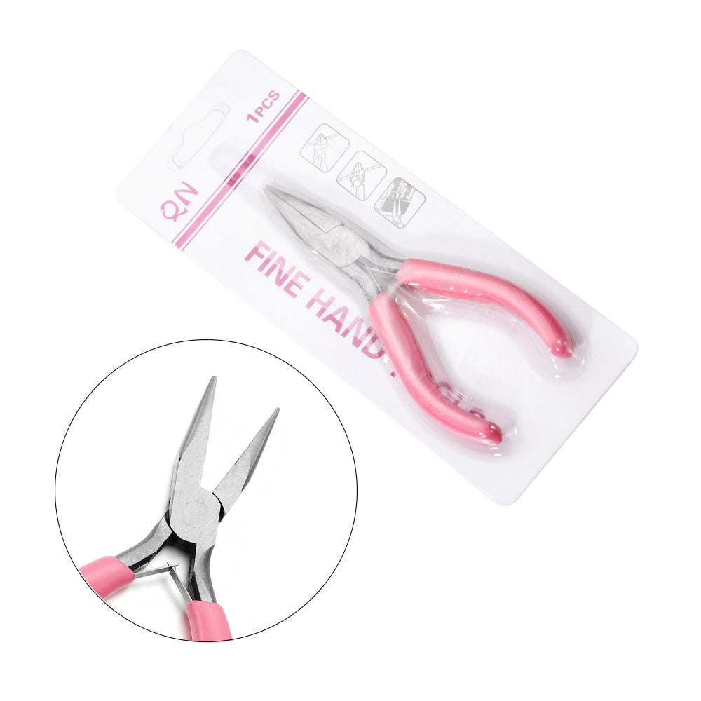 Pinces à bijoux en ferronickel trempé au carbone pour le travail des perles