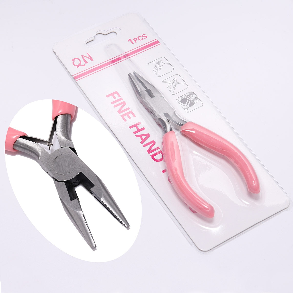 Pinces à bijoux en ferronickel trempé au carbone pour le travail des perles