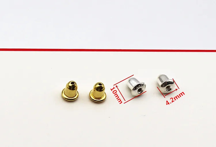 1 Pair 925 Sterling Silver Earring Backs Ear Friction Stopper DIY Jewelry Making Earnut for  Studs   Accessories