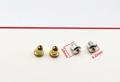 1 Pair 925 Sterling Silver Earring Backs Ear Friction Stopper DIY Jewelry Making Earnut for  Studs   Accessories